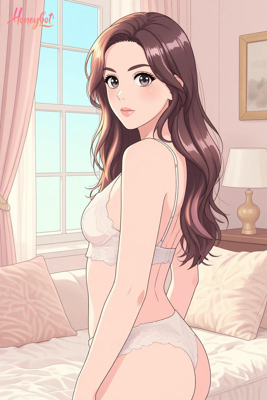 AI-generated girlfriend image